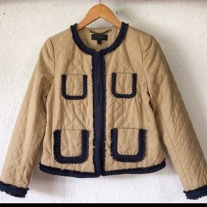 J.Crew quilted safari jacket